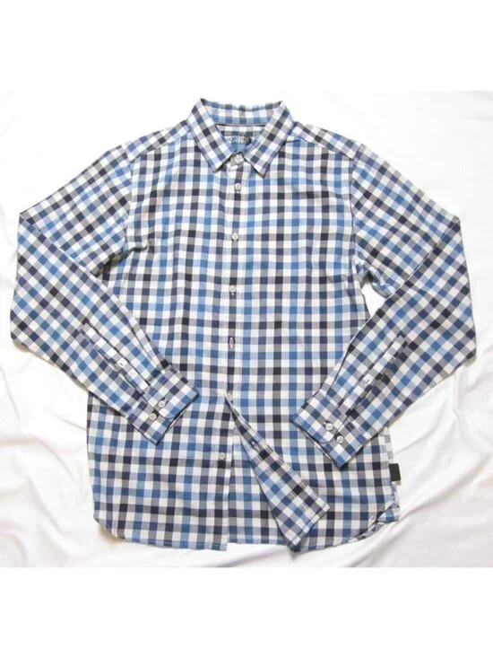 The North Face Men Sz S Gingham Lightweight Shirt Hiking Gorpcore Cabin Core