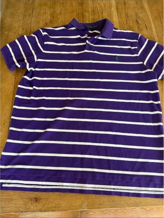 Polo Ralph Lauren Purple Stripe Polo XXL