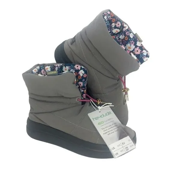 HEY DUDE Eco LightShell Girls New w/Tags Gray 