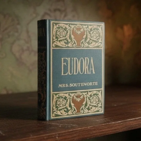 Eudora or The False Princess Mrs Southworth Antique 1910 Blue Decorative Book