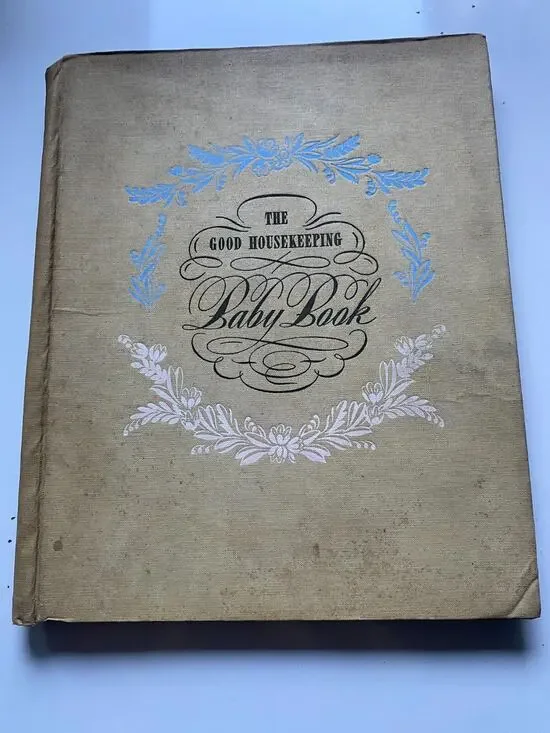 1941 Vintage The Good Housekeeping Baby Book *Partially Filled In*