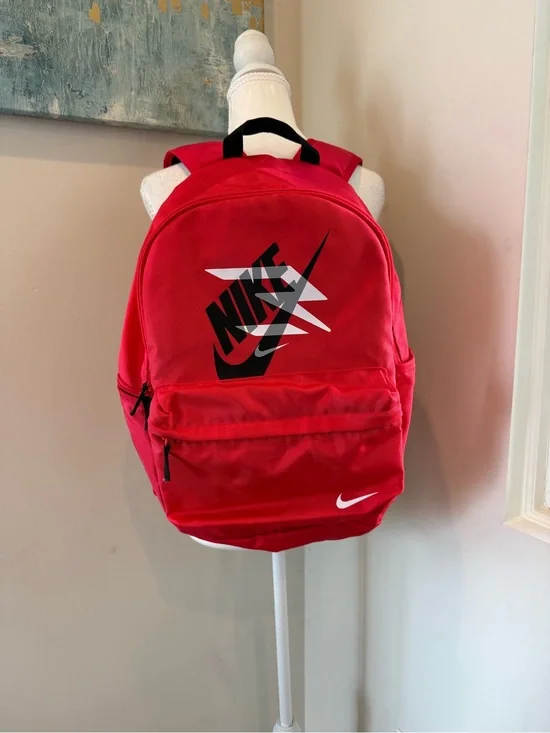 Nike Red Backpack with Bold Graphic - Men's
