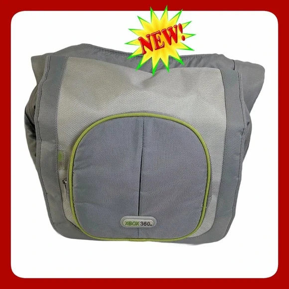 Xbox 360 Messenger Bag Planet 21 Gorpcore Y2K Padded Console Travel Case Gray