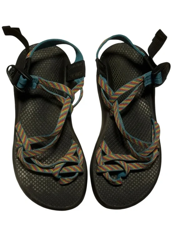 Chaco ZX/2 Classic Sandals Rainbow Straps Women’s Size 7
