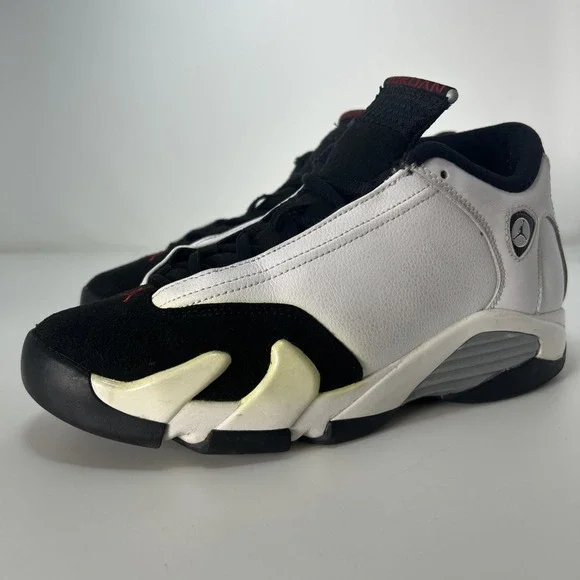Nike‎ Air Jordan 14 XIV Retro Black Toe 2014 Size 6.5Y, Women's 8 654963-102