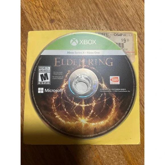 Elden Ring Xbox Series X Xbox One Disc Only FromSoftware Bandai Namco