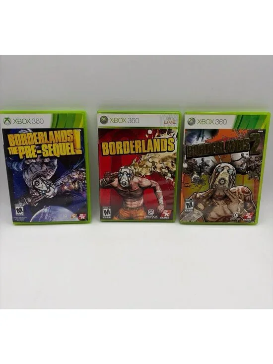 Borderlands & Borderlands 2 & The Pre-Sequel! Microsoft Xbox 360 CIB Tested