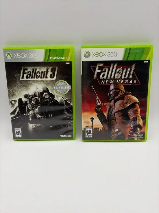 Fallout 3 & New Vegas Microsoft Xbox 360 Tested Working