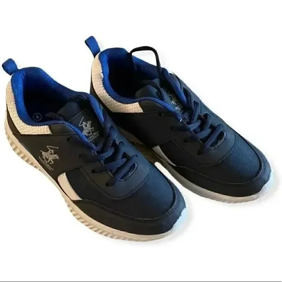 NWT BOYS' BEVERLY HILLS POLO CLUB KIDS LACE-UP SNEAKERS