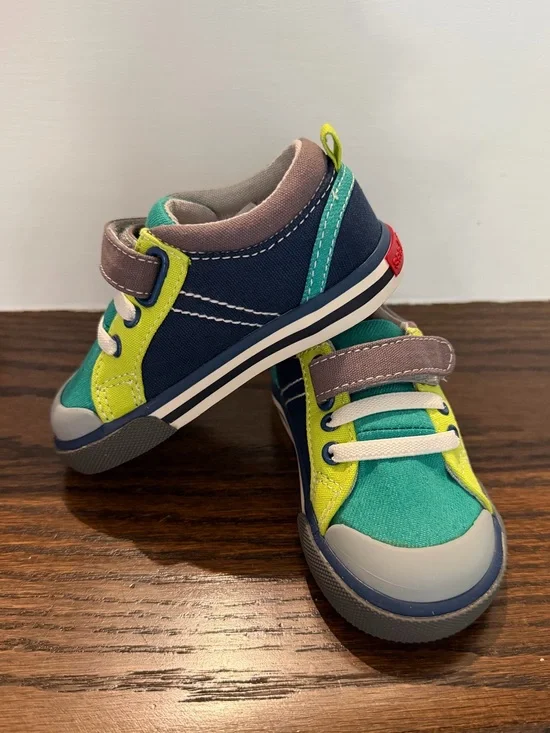 See Kai Run - Tanner - Teal/NavyNavy - Toddler Sneakers - Size 6