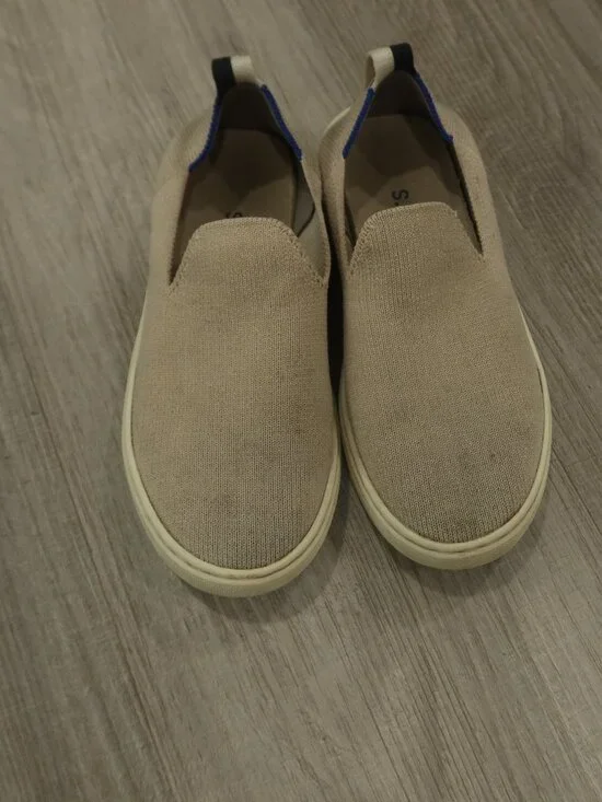 ROTHYS KIDS SLIP ON SNEAKER SHOES white sand 1 comfy casual walk athleisure easy