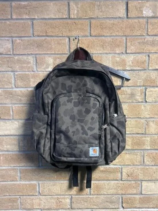 Carhartt  Backpack Green Camouflage Travel Outdoor Camo