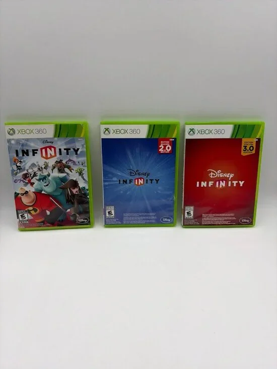 Disney Infinity Bundle 1.0 2.0 3.0  Xbox 360 Tested working