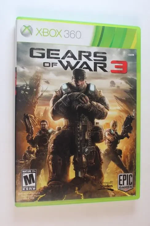 Gears of War 3 (Microsoft Xbox 360, 2011) Authentic, Tested/Works