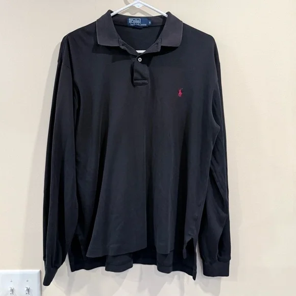 🔥Ralph Lauren Men's Black Polo Shirt🔥