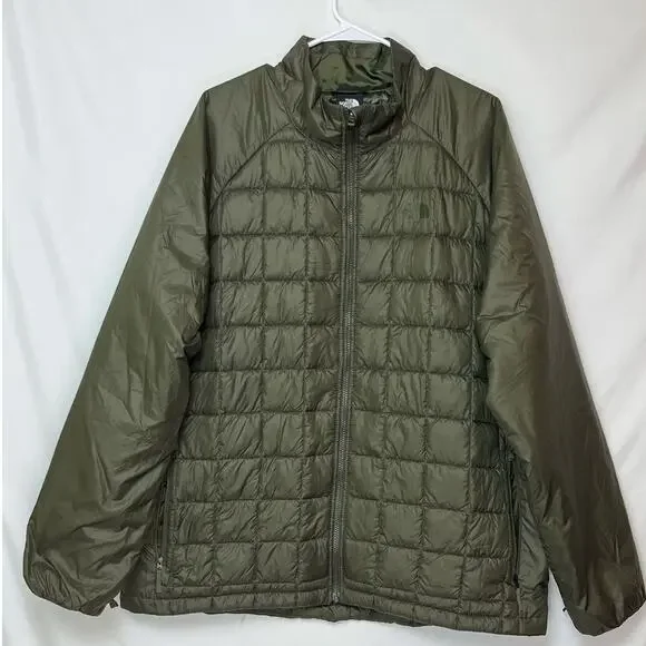 The North Face Men's Green XXL ThermoBall Eco Triclimate Omni Heat Hiking Jacket