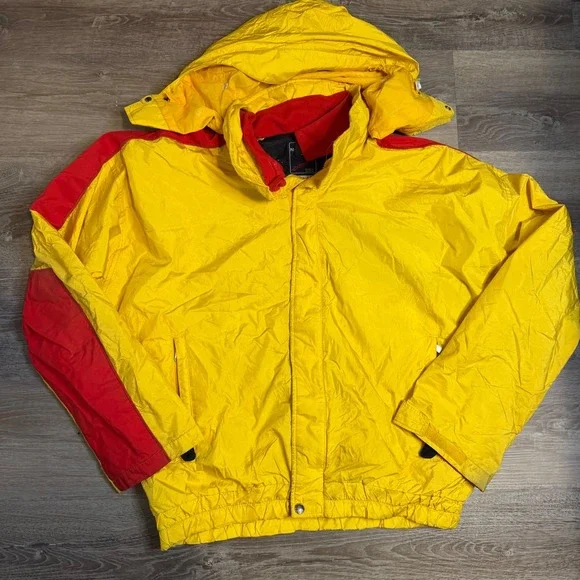 Vintage The North Face Extreme Gore-Tex Jacket Mens Large Yellow Red Made in USA