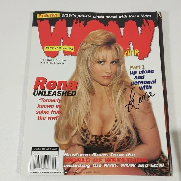WOW World of Wrestling‎ WWE WWF Magazine Sable