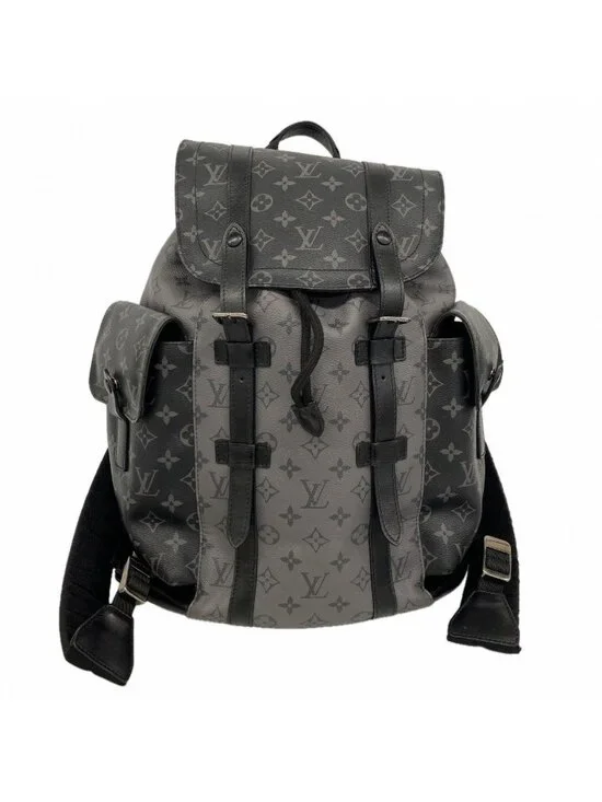 Louis Vuitton Backpack Monogram Eclipse Reverse Christopher MM Black Gray