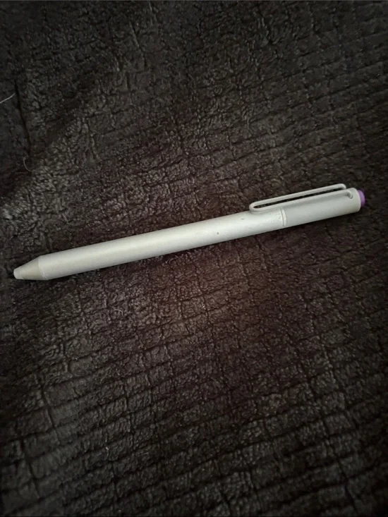MS Surface Silver Stylus Pen with Purple eraser