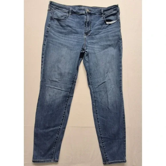 American‎ Eagle women's next level stretch high rise jegging jeans sz 20 cotton