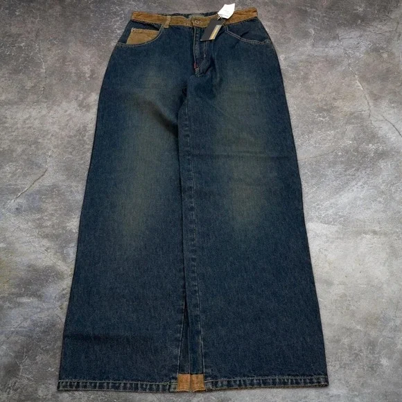 Vintage Storm Industry Baggy Wide Leg Corduroy Jeans Women's Size 16 Y2K VTG
