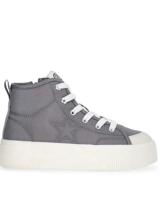 Girls justice high top sneakers