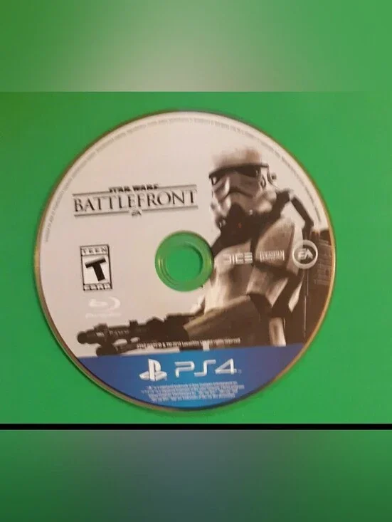 Star Wars Battlefront PS4 Game Disc - White/Black