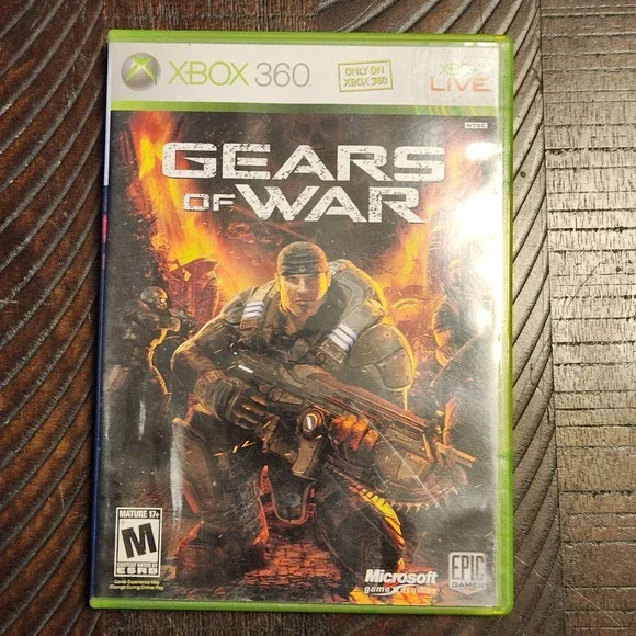 Gears of War Xbox 360 Video Game Complete in Box Xbox‎ Live Shooter