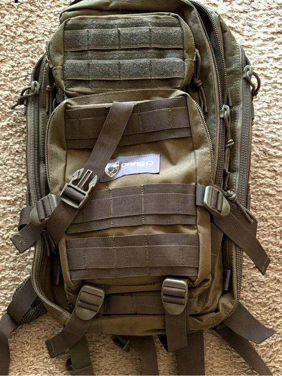 Tactical Men's Backpack in Olive Green