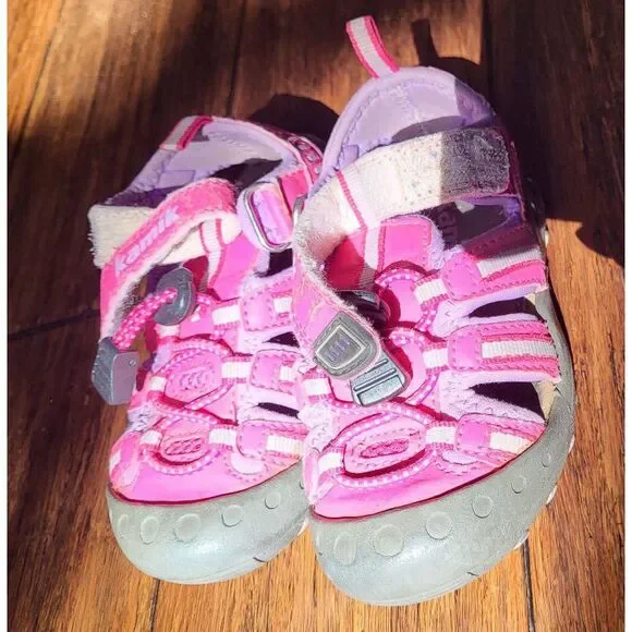 Kamik Kids Water Beach Hike Crab Shoe Pink Purple US 8 EU 25