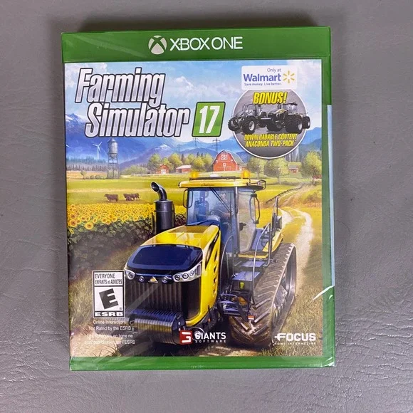 Farming Simulator 17 Xbox One Walmart Exclusive Bonus DLC Anaconda‎ Two-Pack NEW