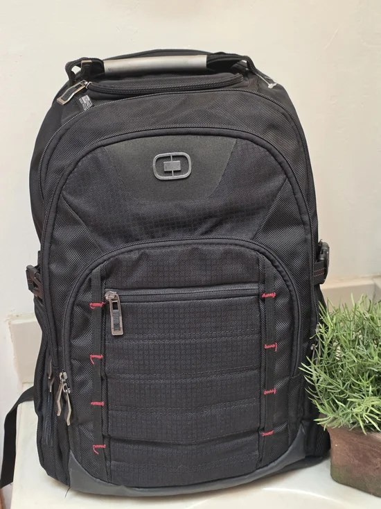 OGIO Black Laptop Prospect Tech Vault, Gadget Protection Backpack, LPS Airflow