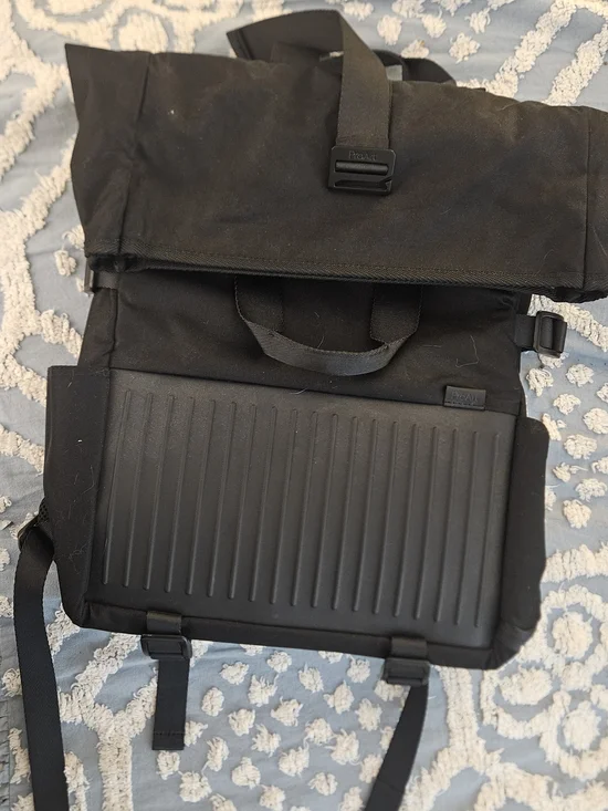 Black Roll-Top Computer Backpack - Durable Asus ProArt NWOT