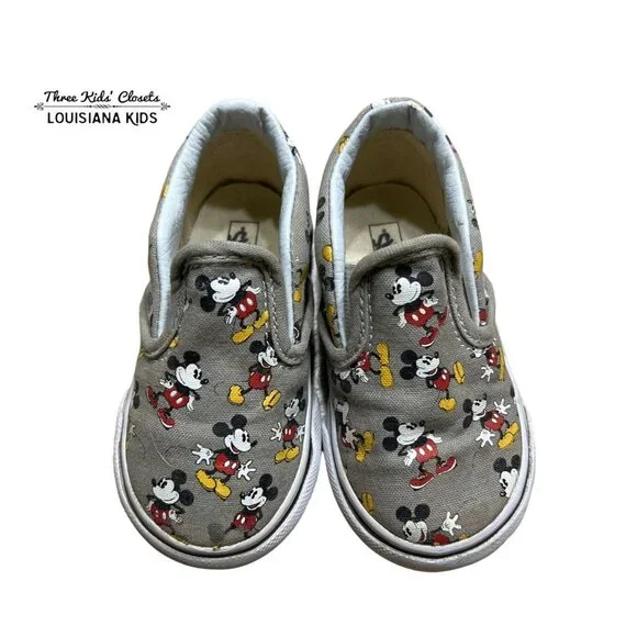Vans Sz 4.5 Limited Edition Disney Mickey Mouse Shoes