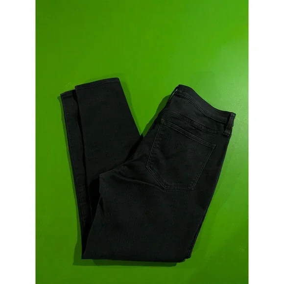 Madewell Jeans Women's Size 30 Mid Rise Roadtripper Skinny Jean Black‎