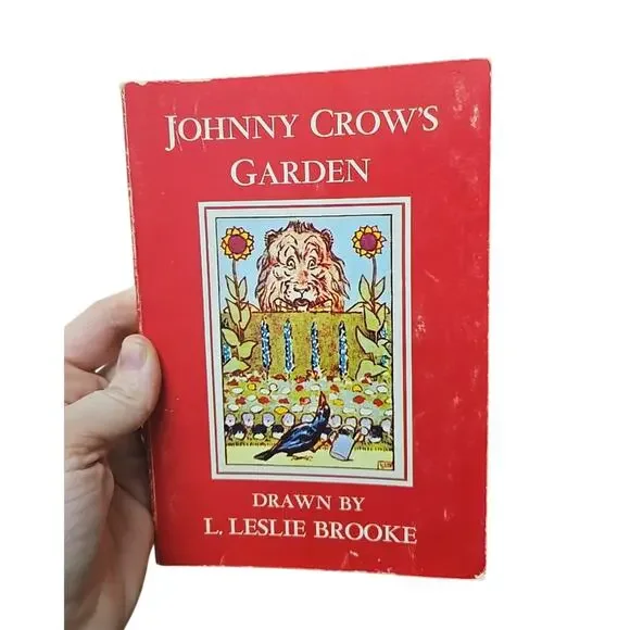 Vintage Johnny Crow's Garden Drawn by L. Leslie Brooke Paperback Children's Book