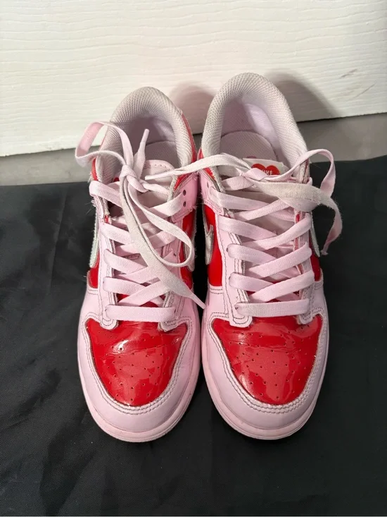 Nike Pink and Red 'Be Me' Heart Graphic Sneaker Insole