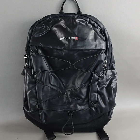 Swiss Tech Unisex Bungee 20 Liter Backpack for School Work Backpack