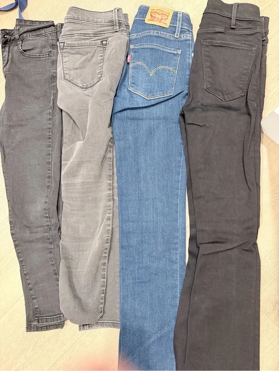Levi's Women's Skinny Jeans - Blue, Gray, Charcoal
