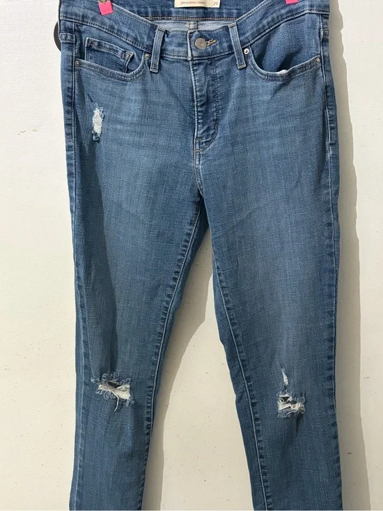 Levi’s shaping skinny Blue Distressed Women's Jeans