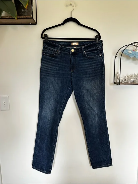 Kut‎ from the Kloth Catherine Boyfriend High Rise Denim Blue Jeans Size 12