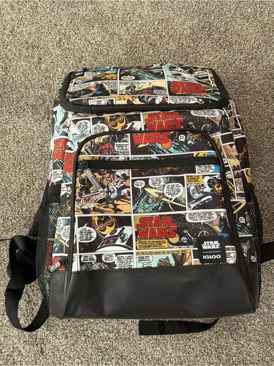 Igloo Star Wars Comic Cooler Backpack - Black Multi
