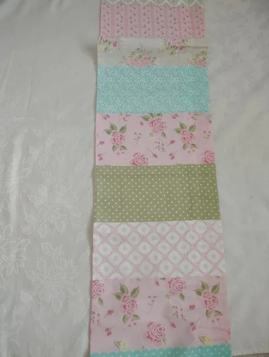 Boho Valance Varies Patterns Roses Flower Polka Dots