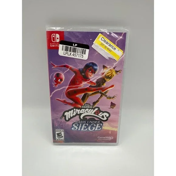 Miraculous: Paris Under Siege - Nintendo Switch - BRAND NEW FACTORY SEALED