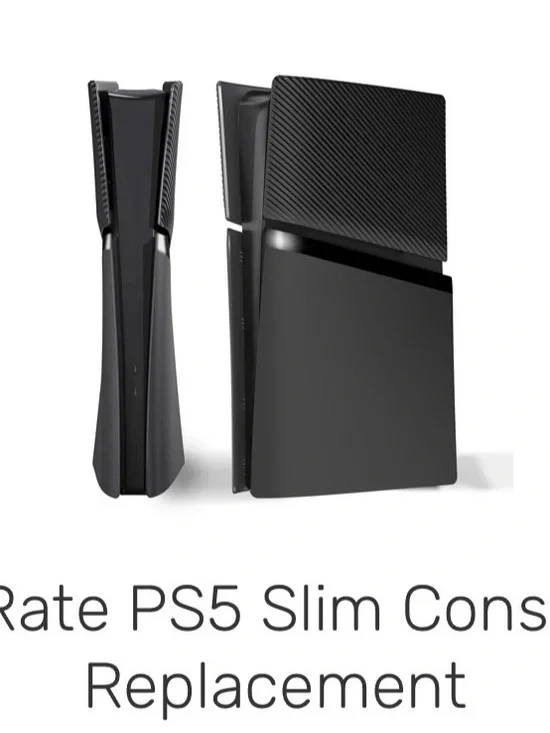 PS5 Slim Replacement Shell Cover - Black