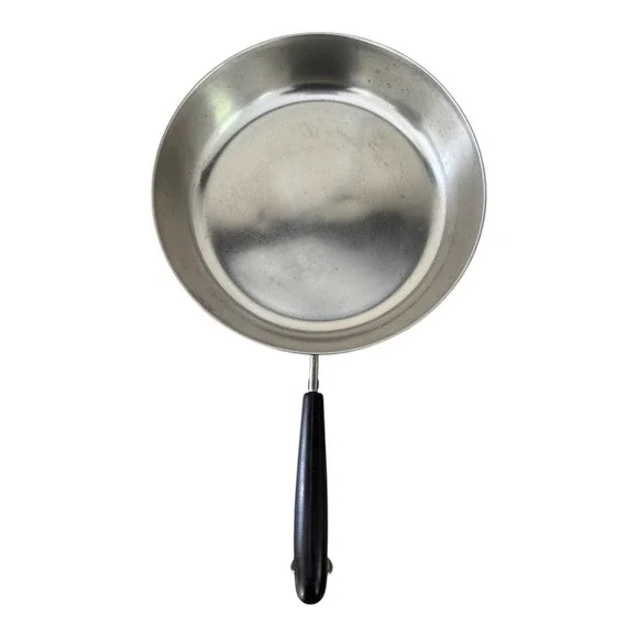 Vintage 1801 Revere Ware Copper Clad 10 inch Skillet‎ Fry Pan Lid USA