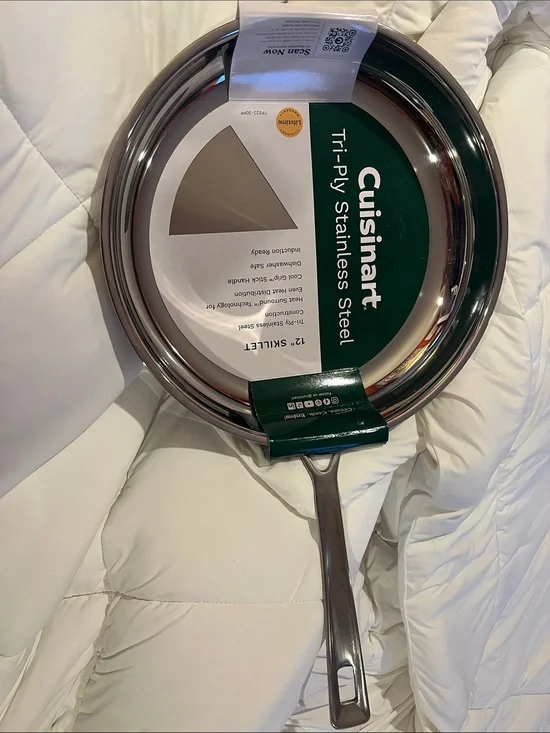 Cuisinart Stainless Steel Tri-ply stainless steel 12” Skillet