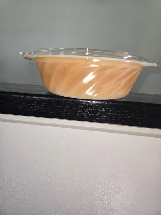 Pyrex Vintage Mirror Glaze With Lid