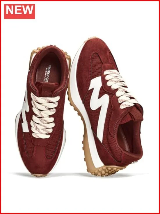 Memory Foam Fashion Sneakers - Non-Slip Comfortable Casual Shoes